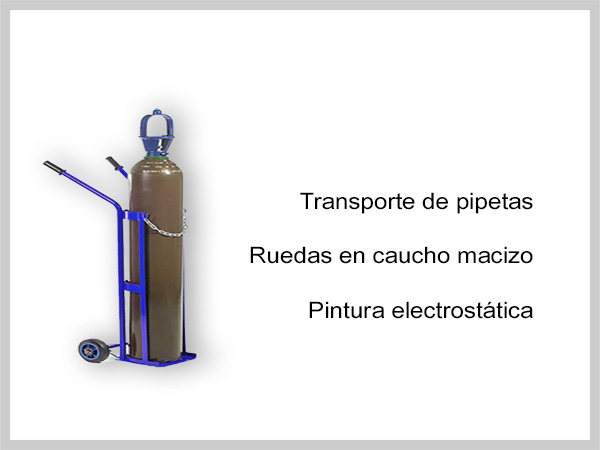 Carretilla porta cilindro