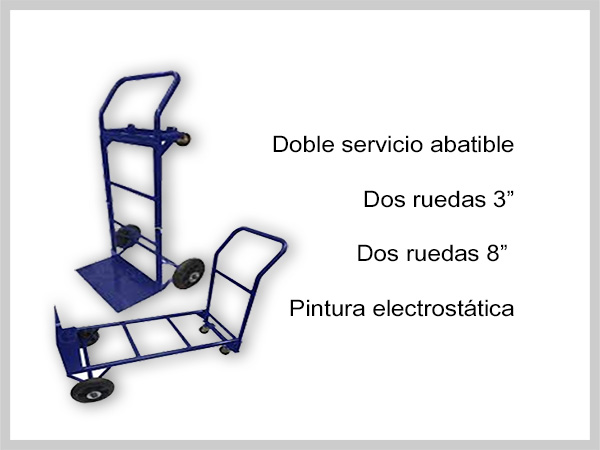 Carretilla doble servicio